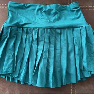 Pleated athletic skirt
